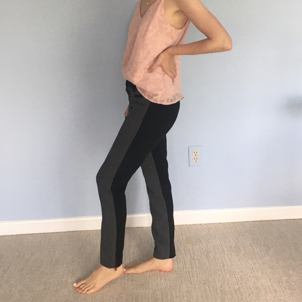 Size 4, Adrianna Papell Skinny, Two Toned Pants